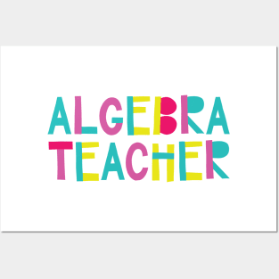 Algebra Teacher Gift Idea Cute Back to School Posters and Art